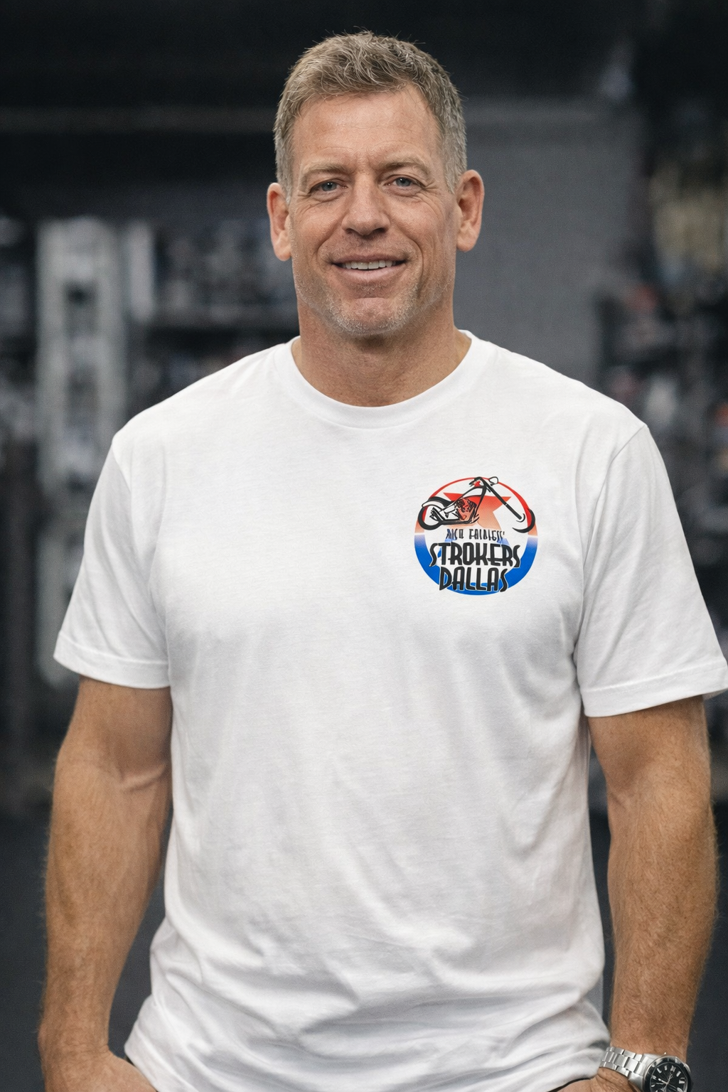 Red, White, Blue - Left chest