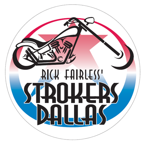 Strokers Dallas 4" RWB Decal