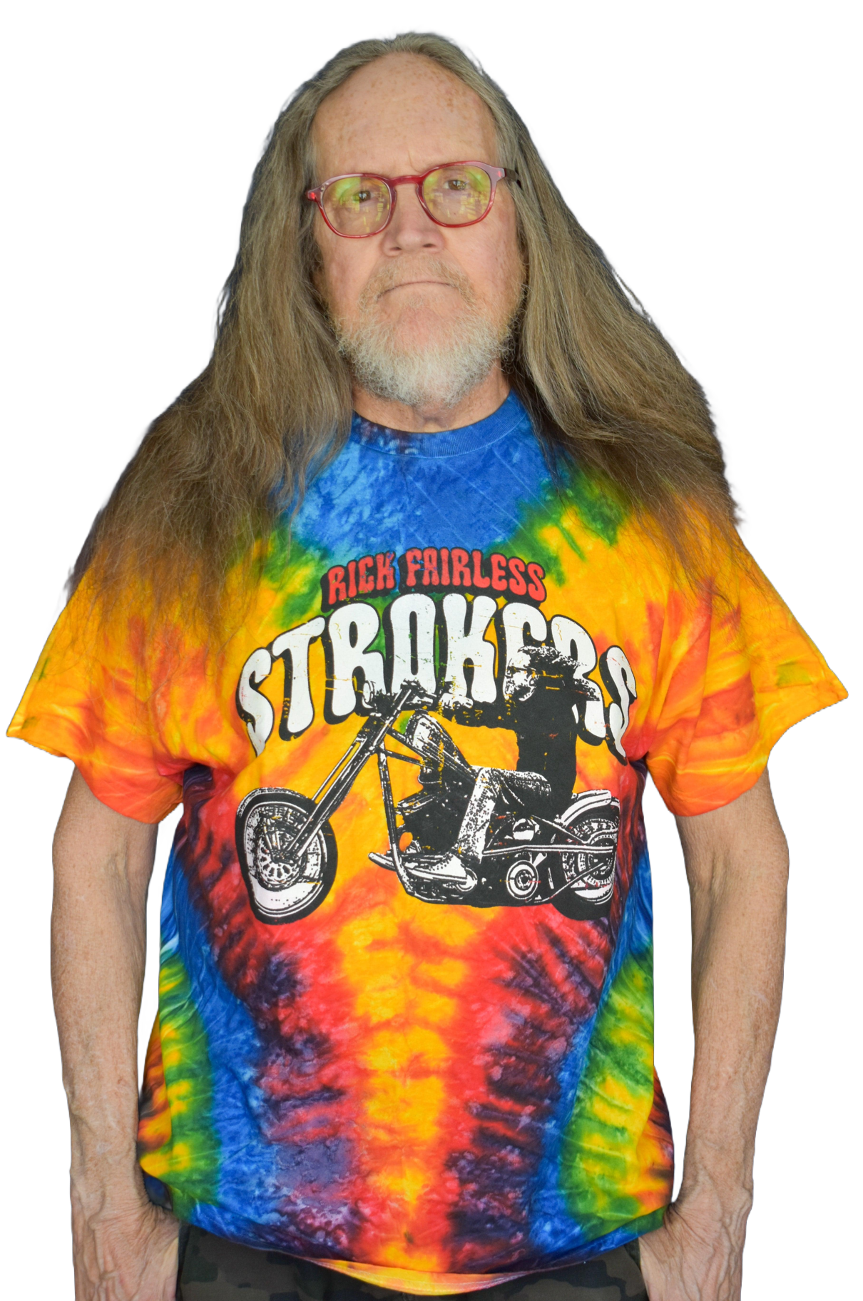Rick riding the Easyrider Chopper Tee