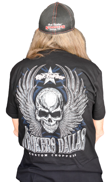 Skull Wings Black T-Shirt