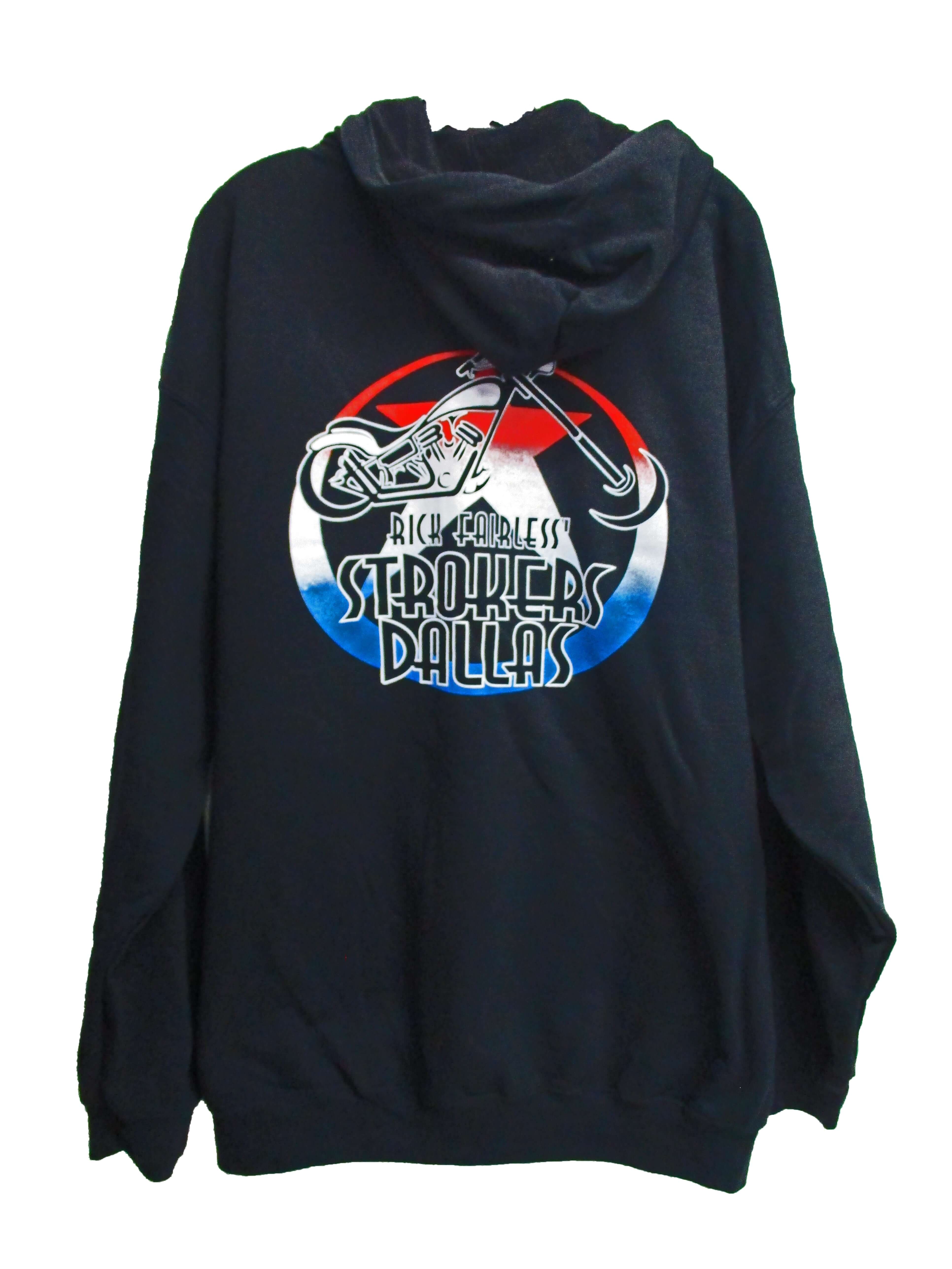 Red White & Blue zip hoodie