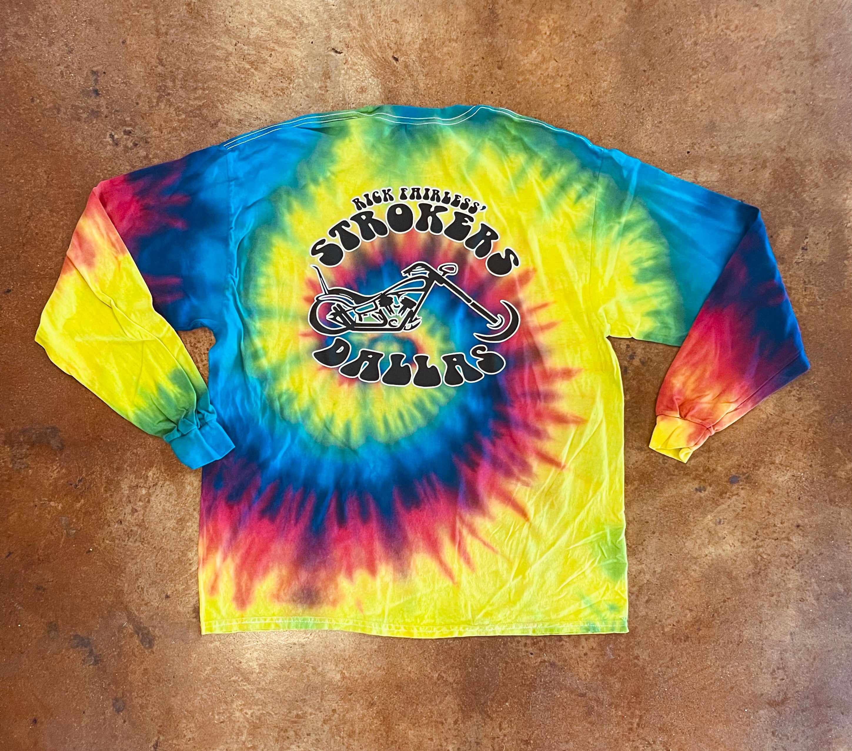 Groovy Tie Dye Long Sleeve Tee