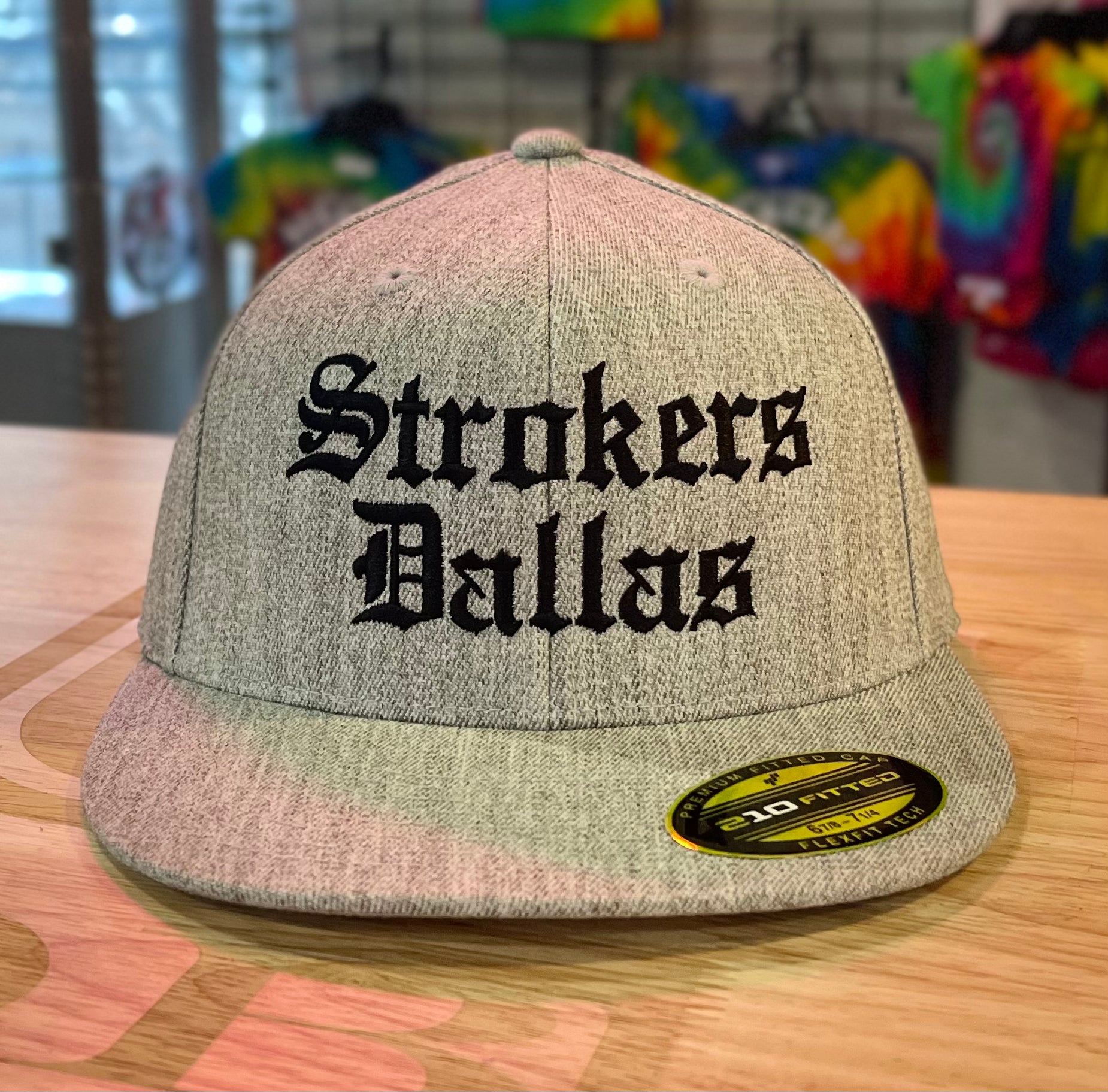 Strokers Dallas Classic Flexfit Cap - Black