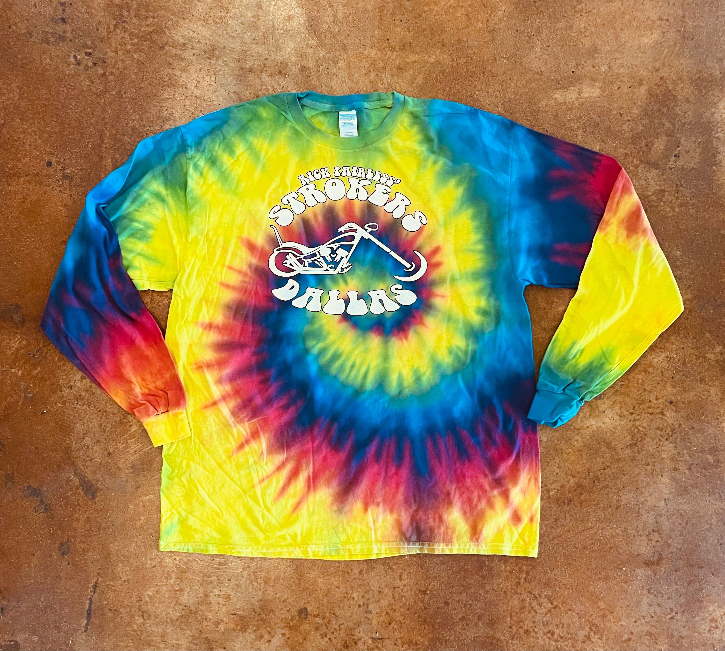 Groovy Tie Dye Long Sleeve Tee