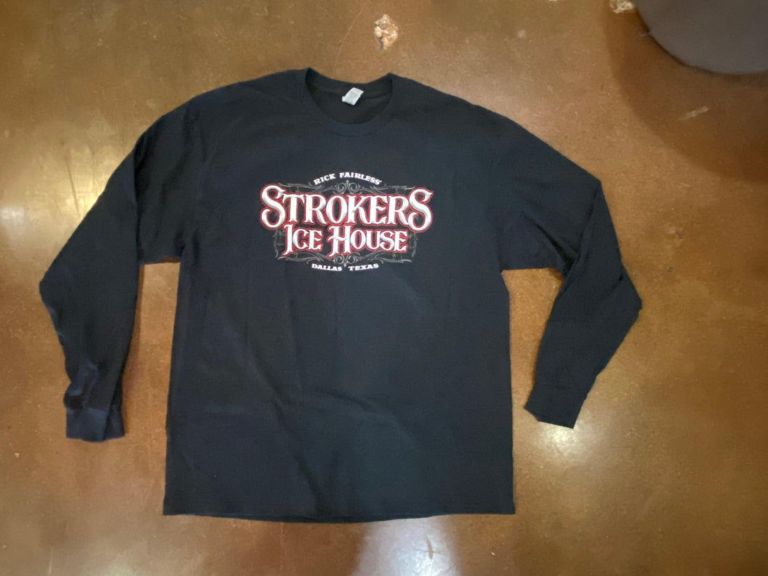 Strokers Icehouse "Skully" black Long Sleeve T-Shirt