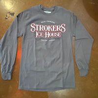 Strokers Icehouse "Skully" grey Long Sleeve T-Shirt