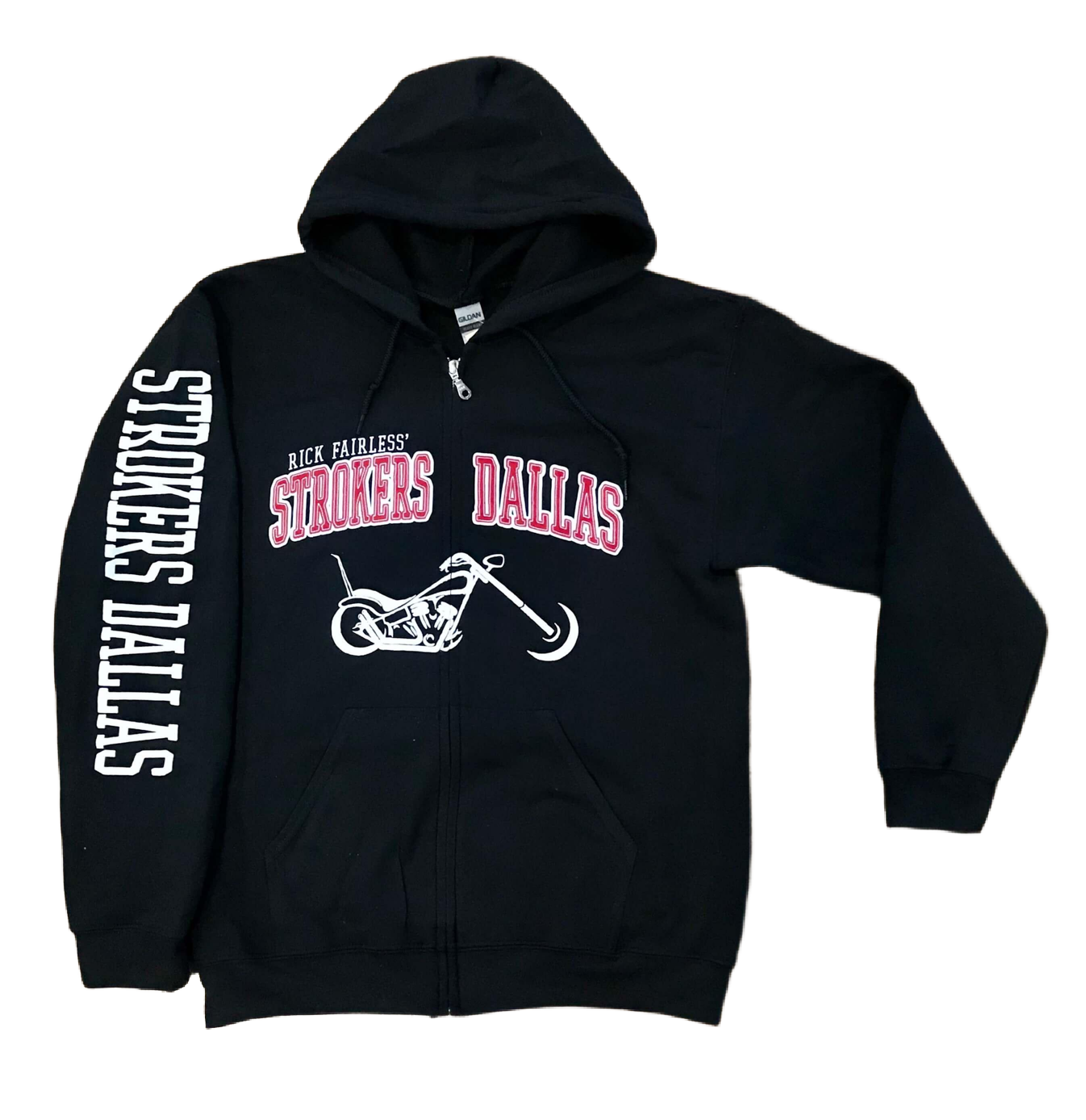 Strokers Dallas Zip Hoodie w/ Sleeve Print