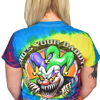 Strokers Dallas "Who's Your Daddy" Tie Dye T-Shirt