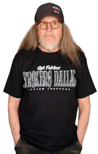 Strokers Dallas "Skull Wings 2.0" Black T-Shirt