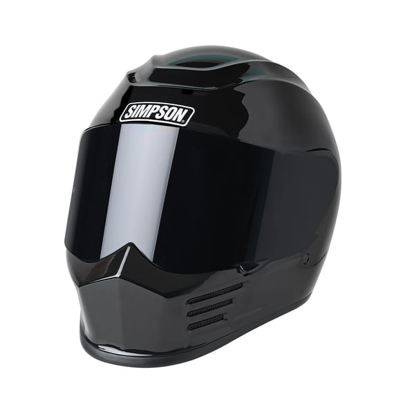 Simpson Speed Bandit Gloss Black S Motorcycle Helmets