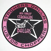 Strokers Dallas 7" Back Patch