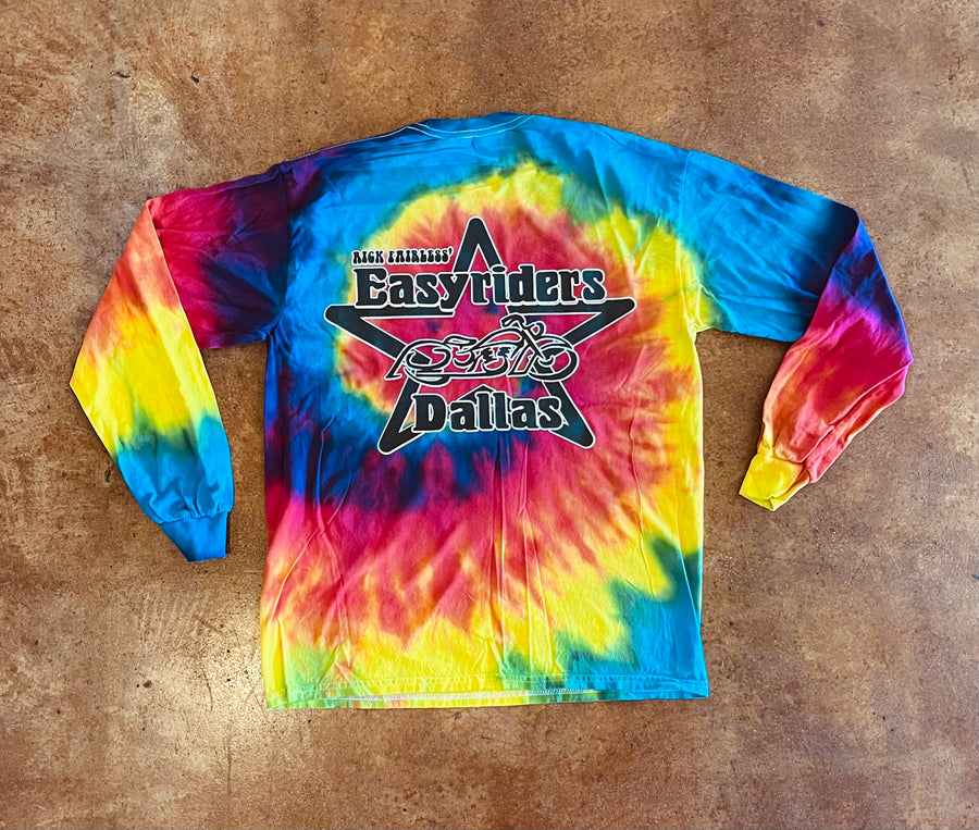 Easyriders Dallas 1996 OG Throwback Long Sleeve Tee - Tie Dye