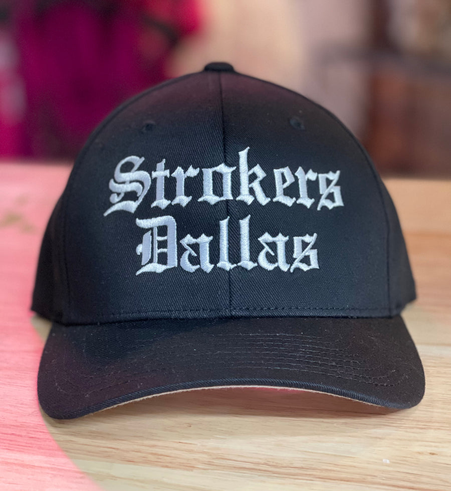 Strokers Dallas Classic Flexfit Cap - Black