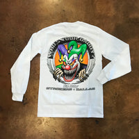 Strokers Dallas "Who's Your Daddy" White Long Sleeve T-Shirt