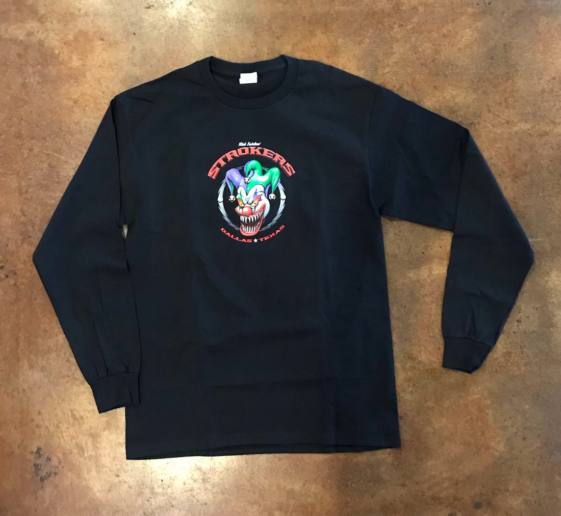 Strokers Dallas "Who's Your Daddy" Black Long Sleeve T-Shirt
