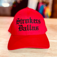 Strokers Dallas Classic Flexfit Cap - Red