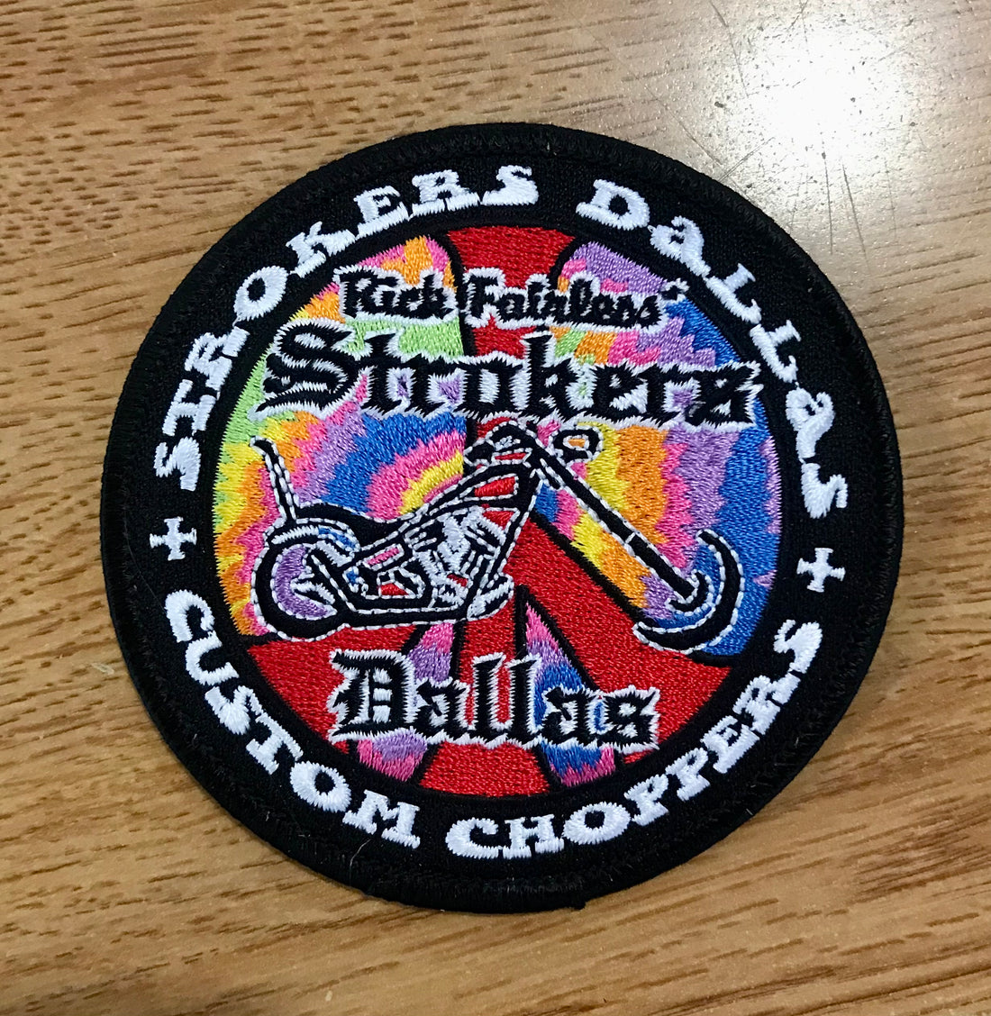 Strokers Dallas Tie Dye Peace Patch